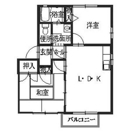 メゾンさくらの物件間取画像